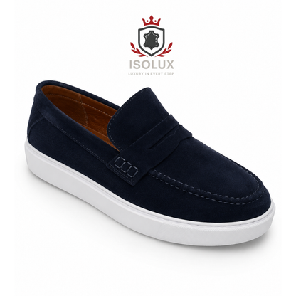 Isolux Riviera – Mocassin Premium en Daim